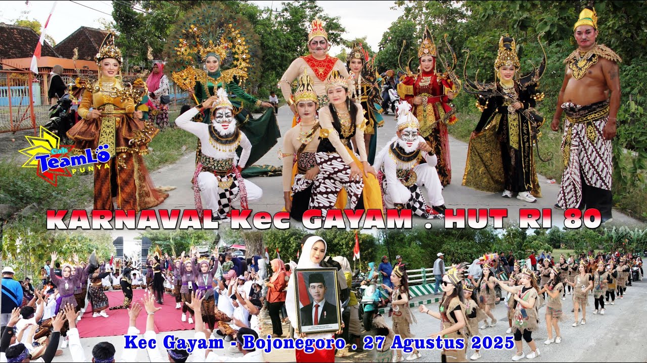 KARNAVAL Kecamatan GAYAM 27 Agustus 2025 BOJONEGORO By Cah TeamLo Punya