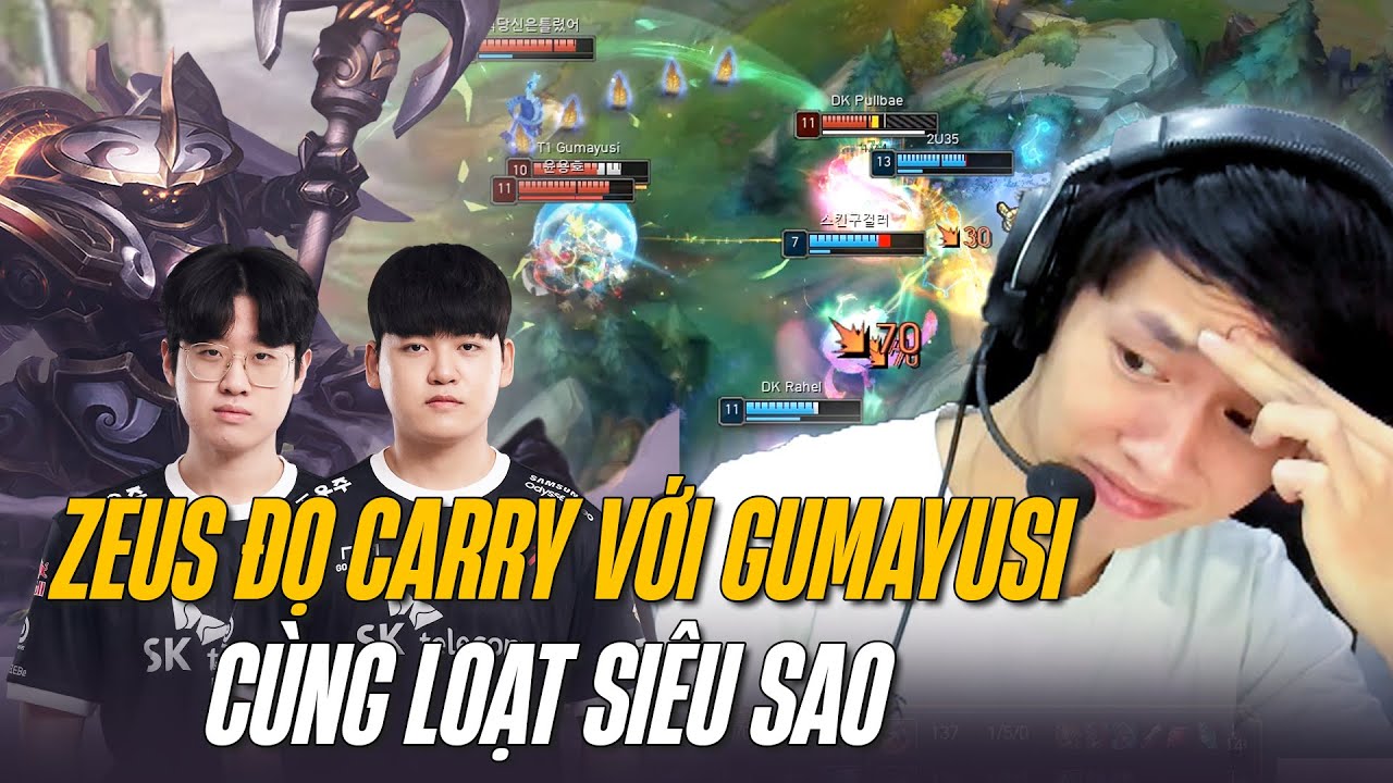 T1 ZEUS TỎA SÁNG VỚI JAX vs RENEKTON TẠI SIÊU ĐẠI CHIẾN KHIẾN TEAM GUMAYUSI KHÓC THÉT
