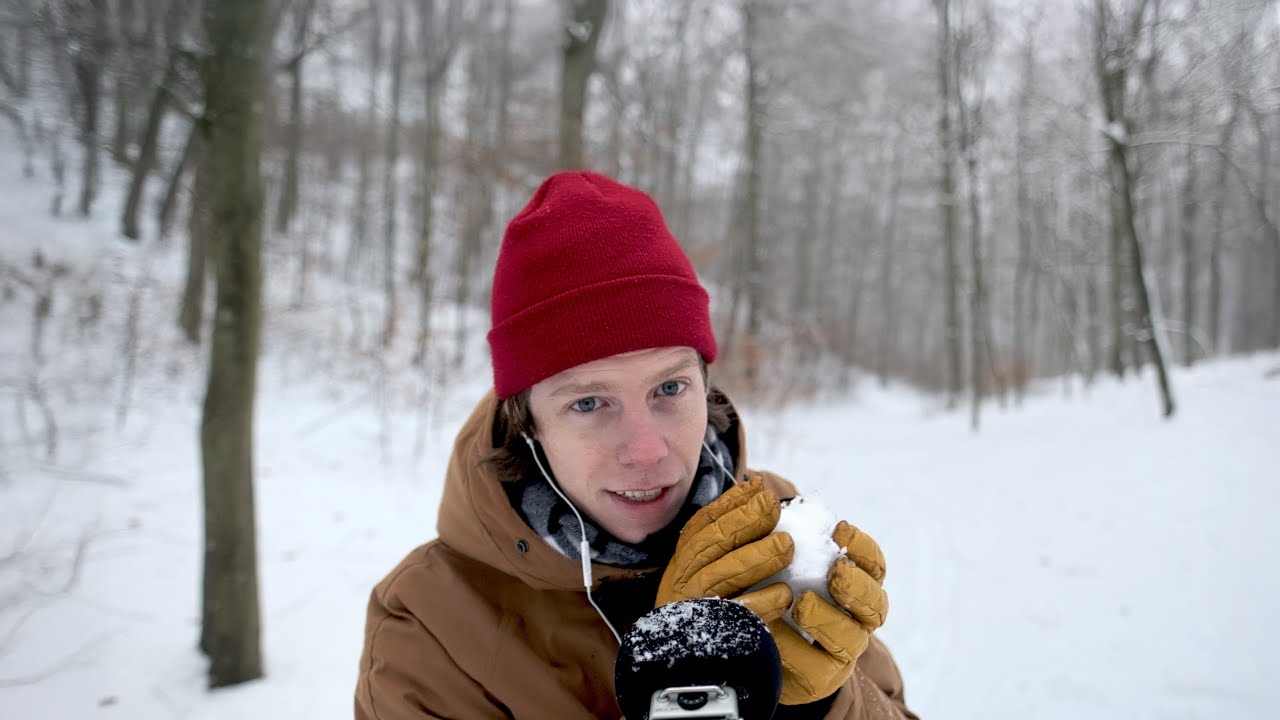 asmr in the snow