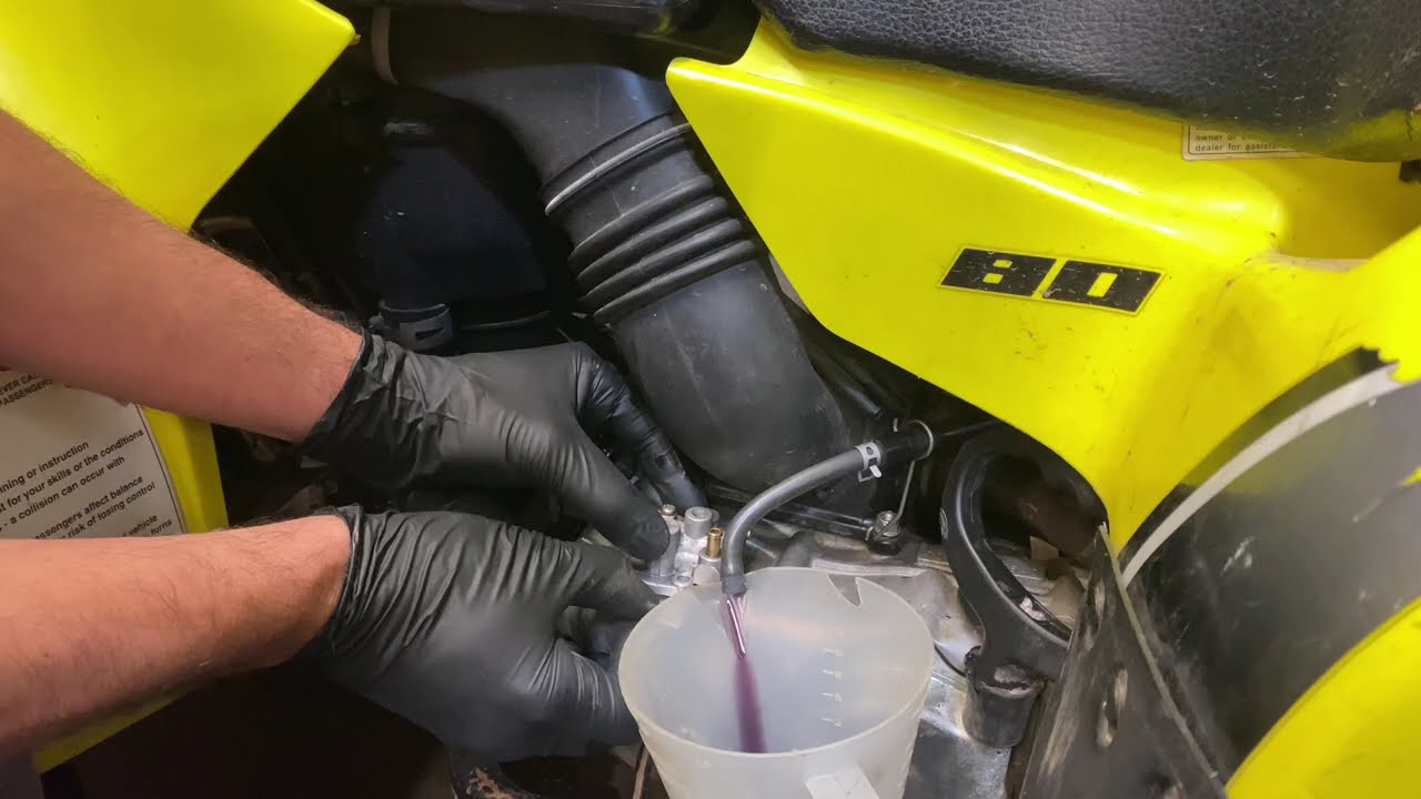 Suzuki Lt80 oil injector pump block off plate install