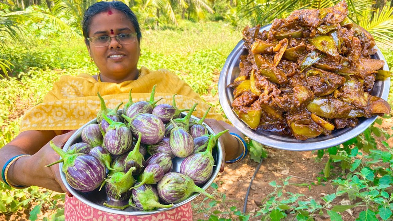 கத்திரிக்காய் புளி தொக்கு / கொஞ்சம் இருந்தால் நிறைய சோறு சாப்பிடலாம் / Bachelor's Recipe / Brinjal