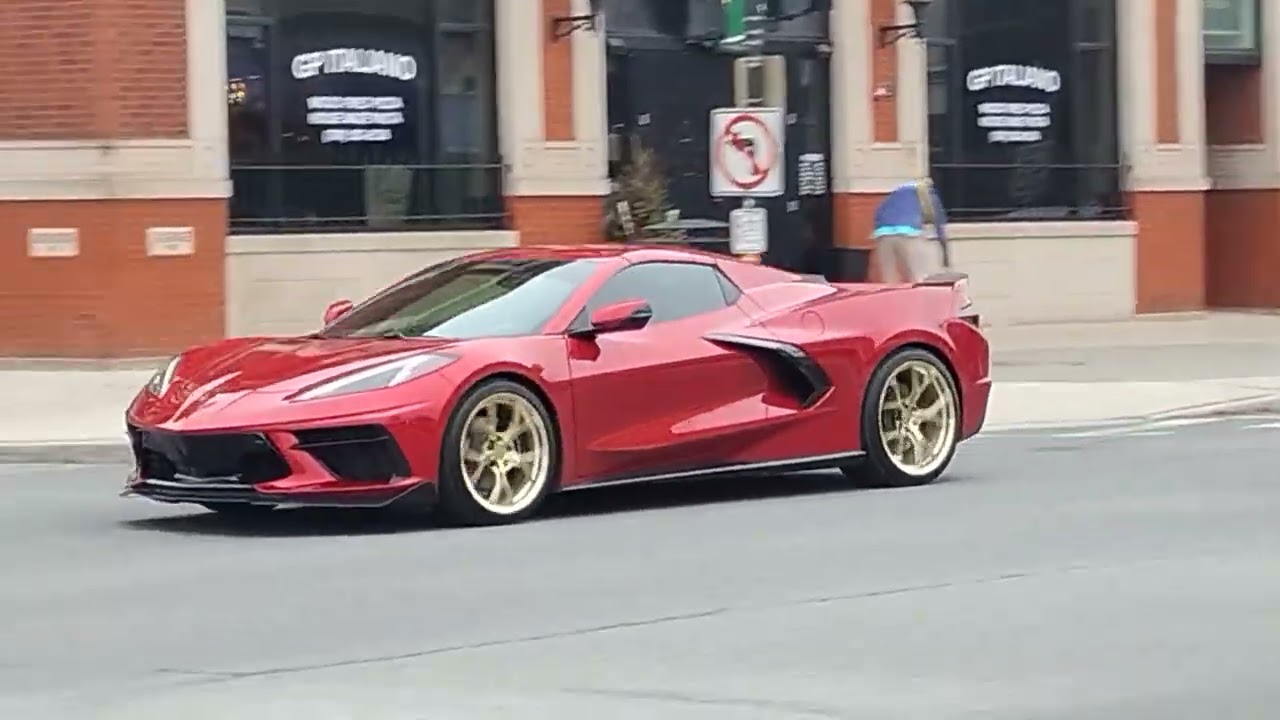 Spotted another Chevrolet C8 Corvette Stingray Convertible in LaGrange, Illinois.