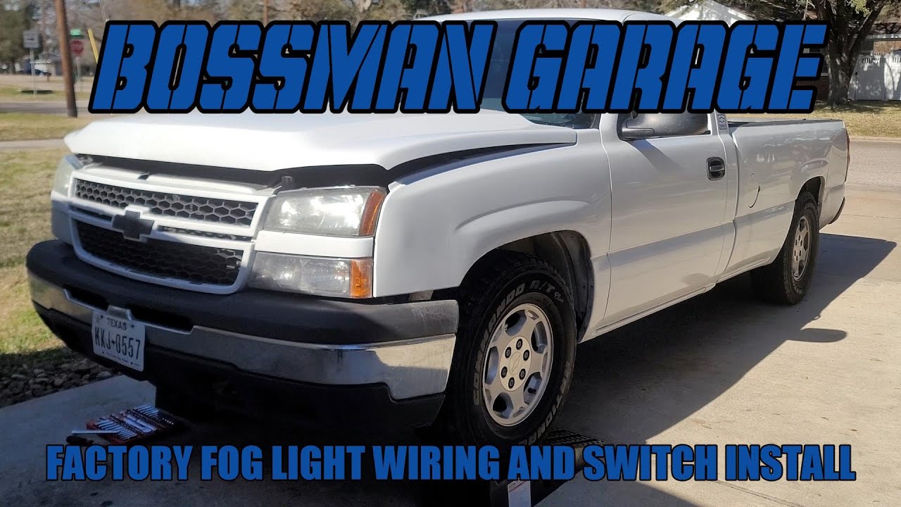 2004 Silverado Factory Fog light upgrade install