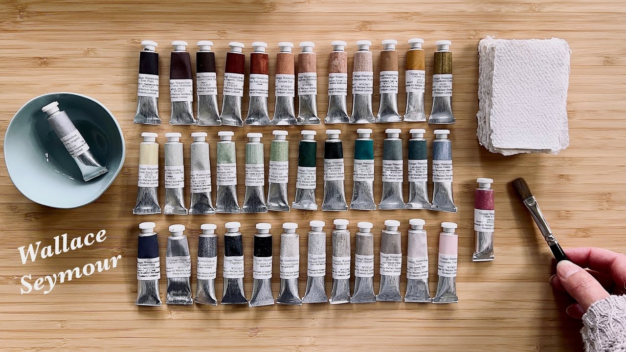 Unique & beautiful ❀ Wallace Seymour vintage watercolours + Q&A session