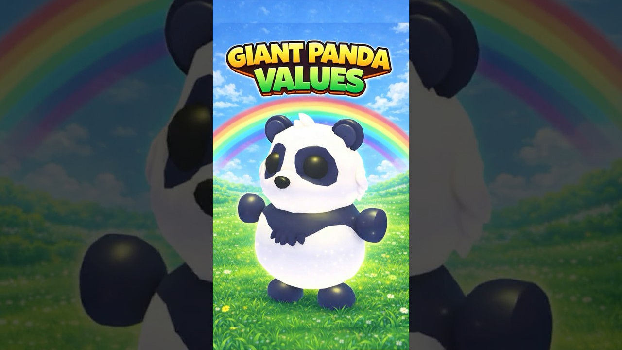 Adopt Me GIANT PANDA Trading Values Explained! #adoptme #adoptmeshorts #roblox #shorts