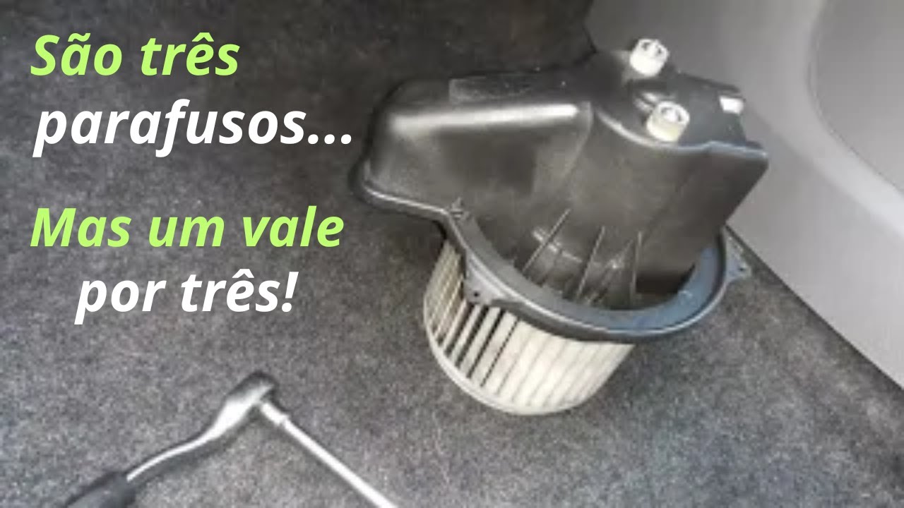 Como retirar motor da ventilação interna, Fiat Palio 2014!
