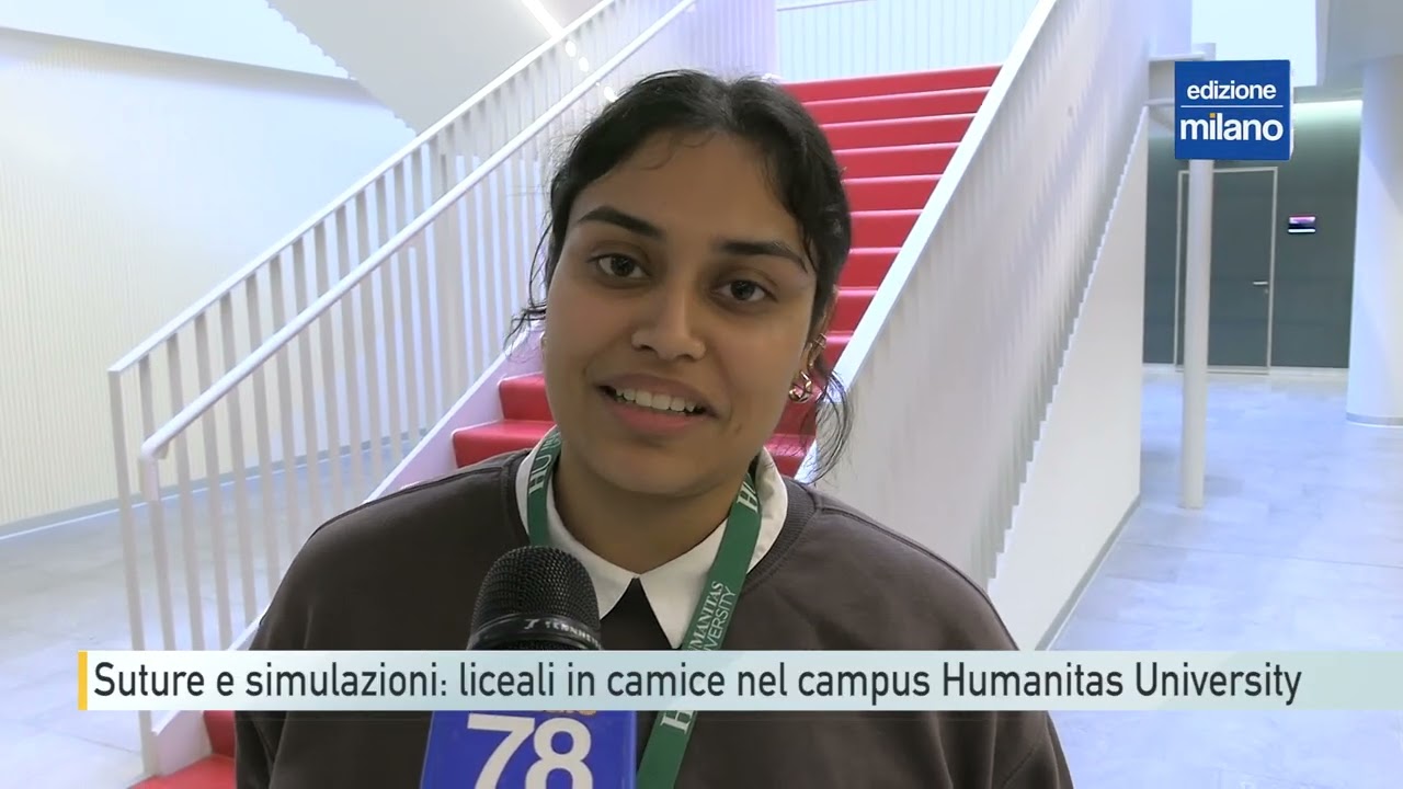 Milano, suture e simulazioni: liceali in camice nel campus Humanitas University