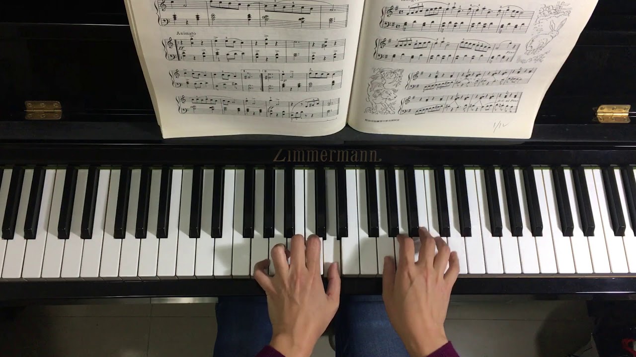 The Hare and The Hounds (P.41) - John Thompson's Modern Piano Course Second Grade (兔子與獵狗/野兔和猎狗)