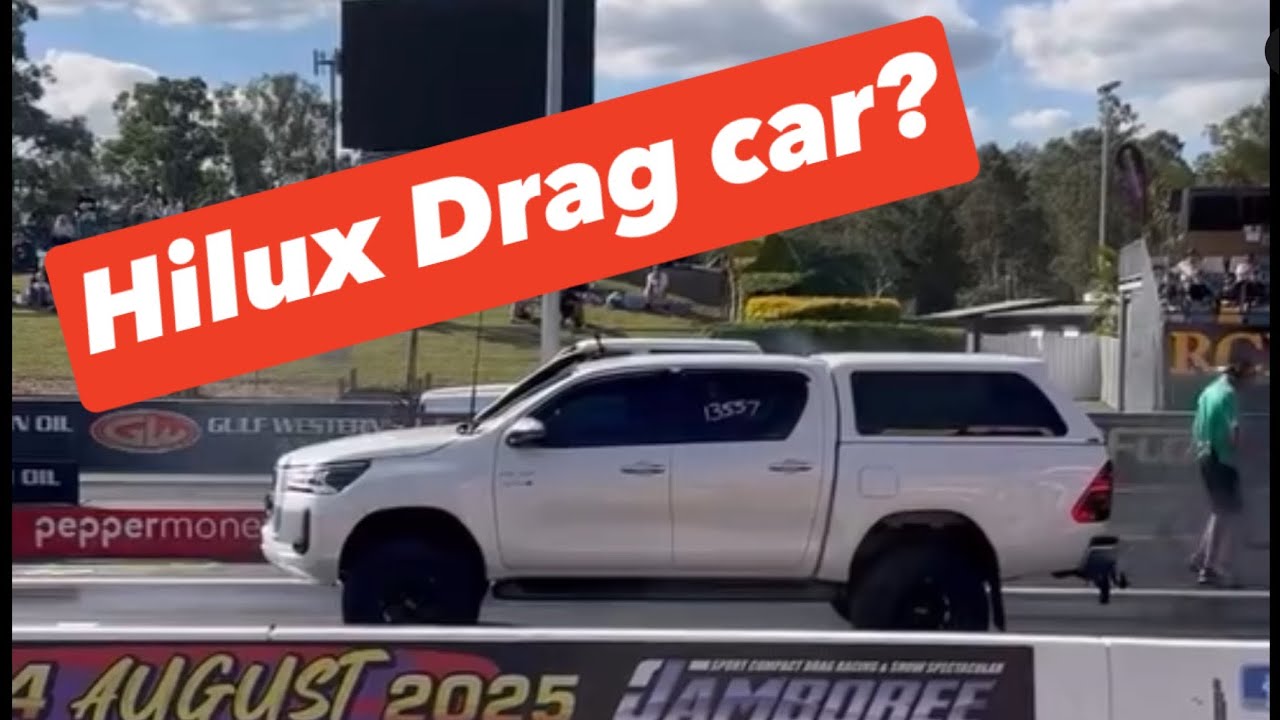 I take the Hilux to Dobinsons king of the strip 2025 at Willowbank raceway