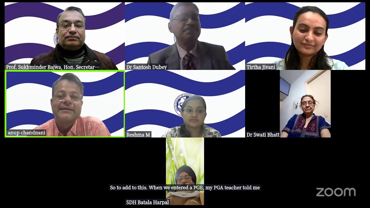 ISA National Online PG Class on TURP - Anaesthesia Management