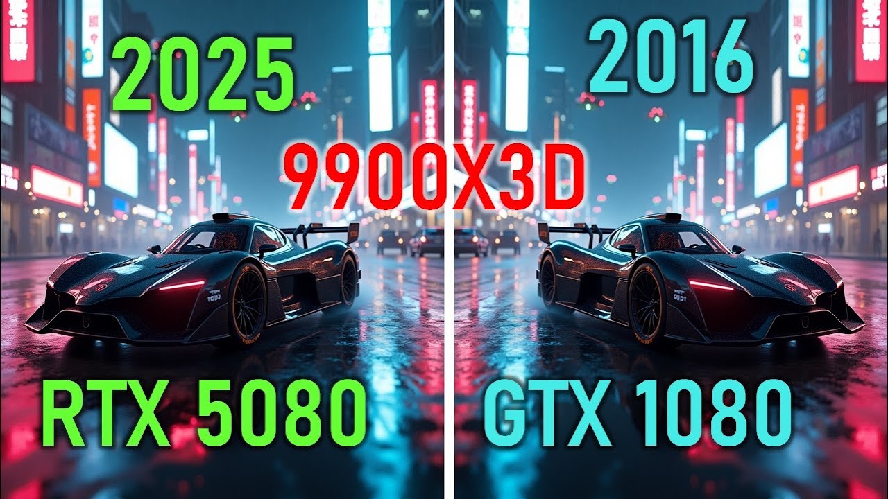 RTX 5080 vs GTX 1080 Gaming Benchmarks | Whats next ?