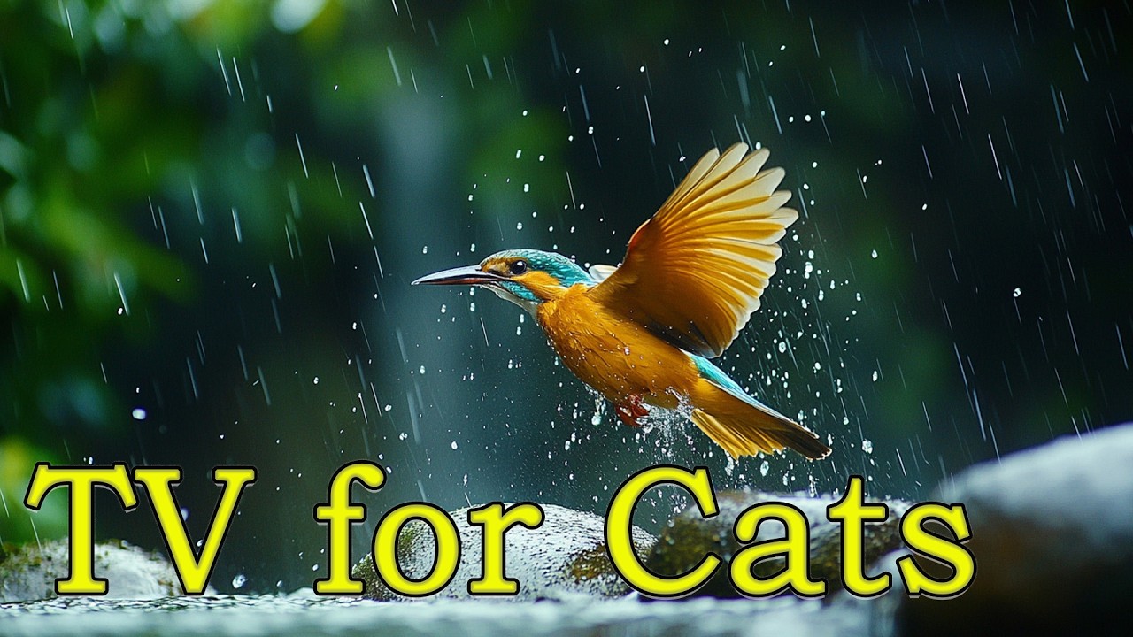 Calming Videos for Cats ~ Gentle Bird Sounds Relaxation