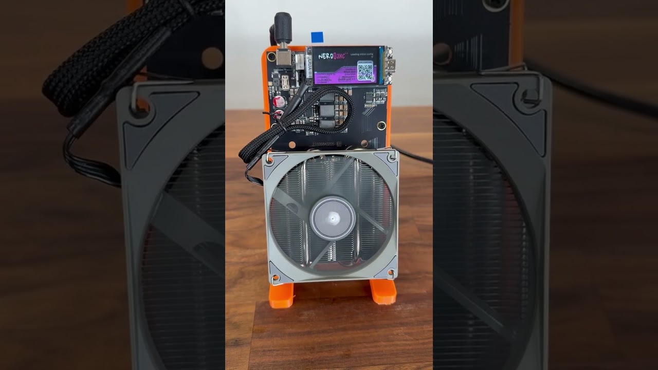 This Is The NerdQAxe 3BTC Lottery Miner  #crypto #bitcoinmining