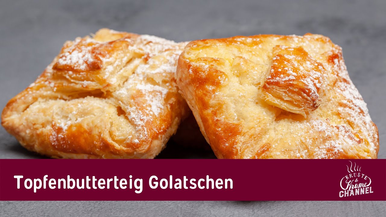 Saftige Topfenbutterteig-Golatschen  backen | einfach und gelingsicher | Kruste&Krume Rezept
