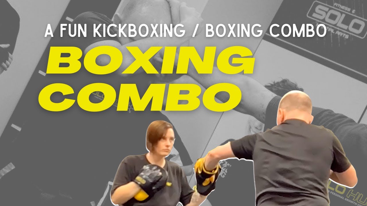 A kickboxing combination to try :  Boxing  Combination