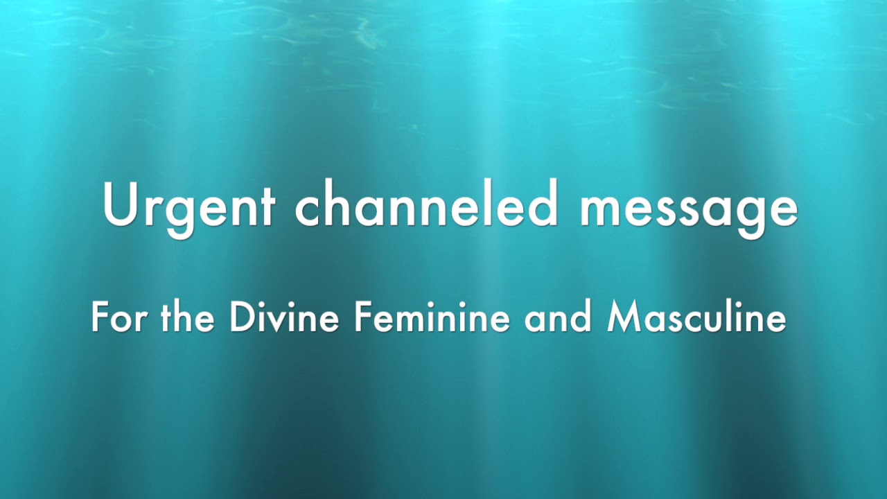 Urgent message for Divine Feminines & Divine Masculines ~ DM may need his DF