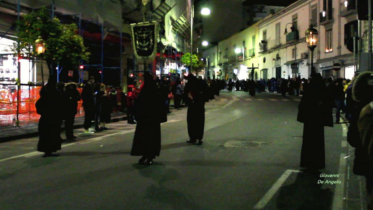 MORTE ED ORAZIONE PIANO DI SORRENTO, 19.04. 2019 PROCESSIONE DEL CRISTO MORTO -HD 1080p