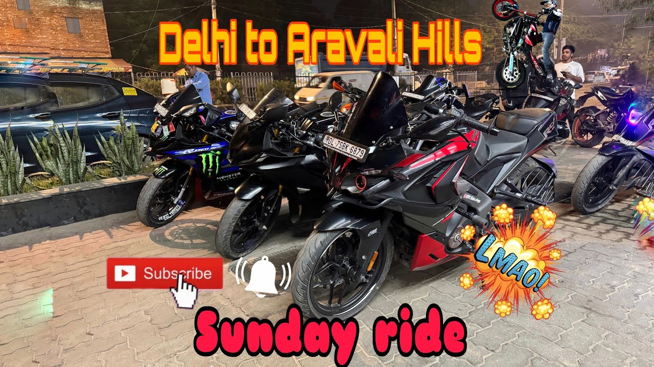 Aravli hills Sunday ride 