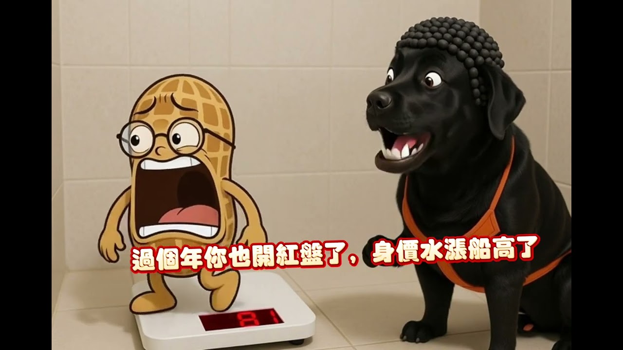 [搞笑］花生仁新春開紅盤！！