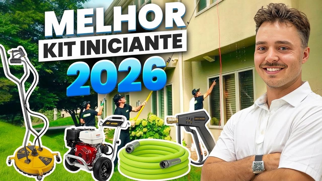 Guia de Equipamentos para Iniciar seu Negócio de Lavagem a Pressão: Kit Ideal para Iniciantes