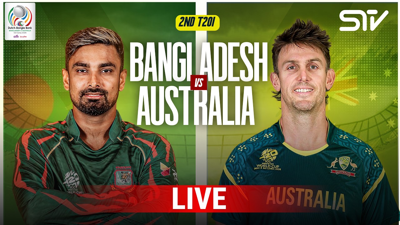 Live | Bangladesh vs Australia | Match 02 | T20I Series 2026 | M9K1K