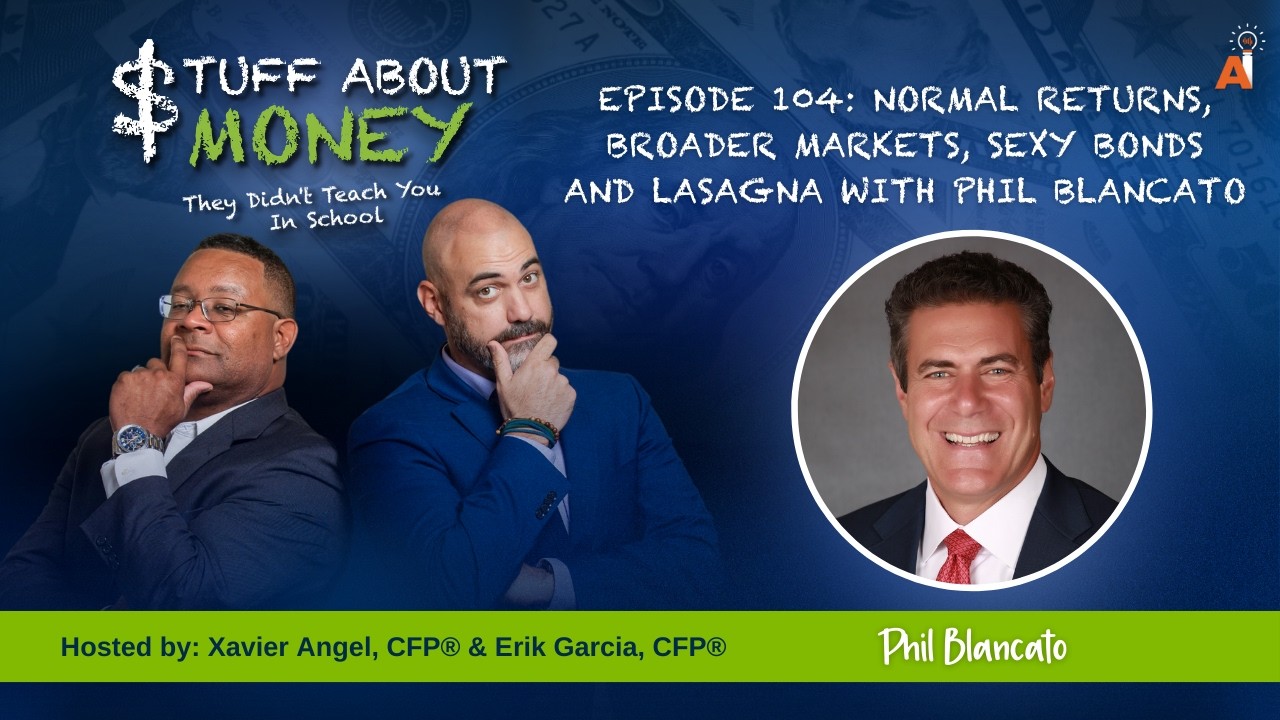 Episode 104: Normal Returns, Broader Markets, Sexy Bonds and Lasagna With Phil Blancato