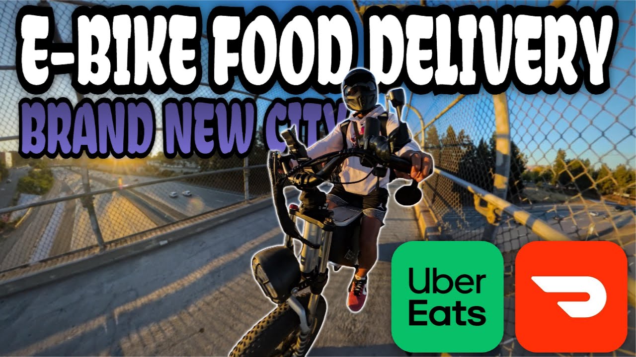 My First Time Delivering Food In This City!