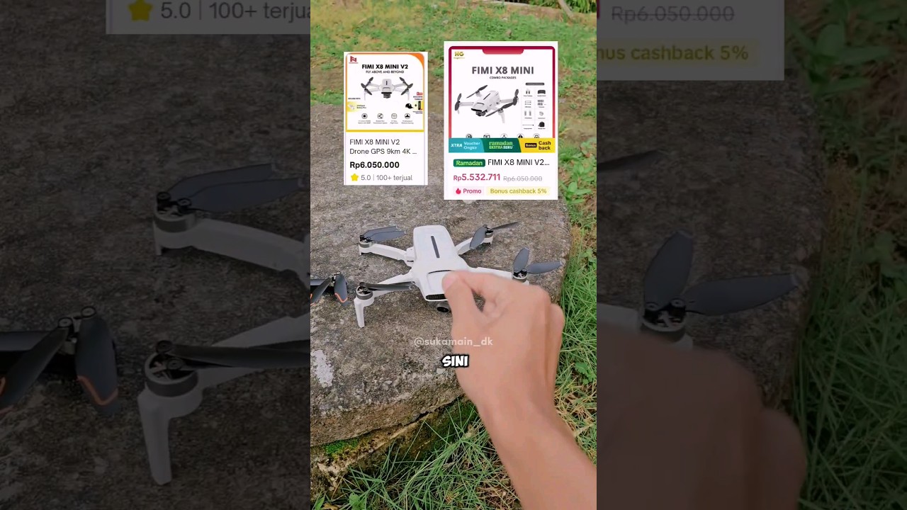 Drone DISKON GEDE, hanya di Live TIKTOK @sukamain_dk