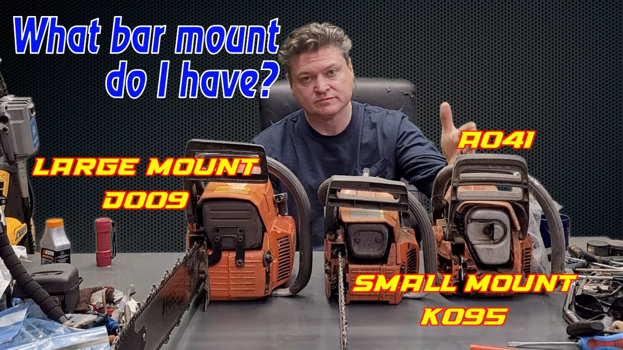 Understanting Husqvarna Chainsaw bar mount system