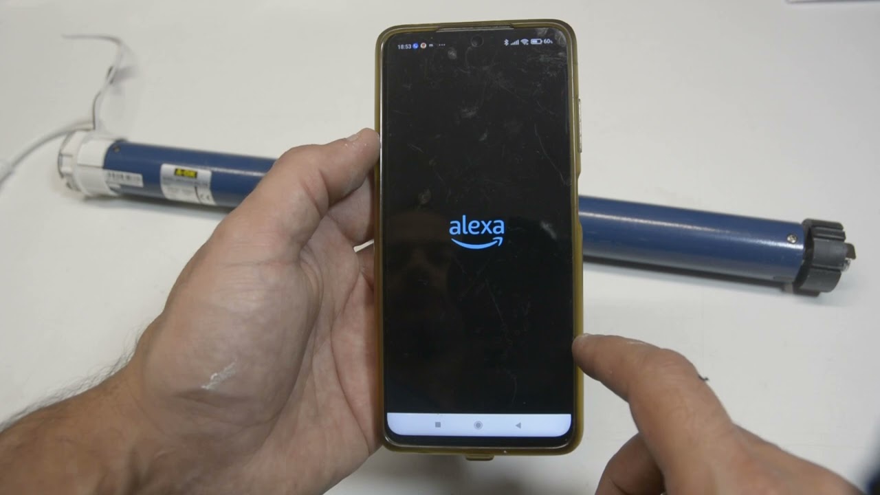 Cómo configurar app tuya y alexa motor estor A-OK AM 35 PLUS S WIFI