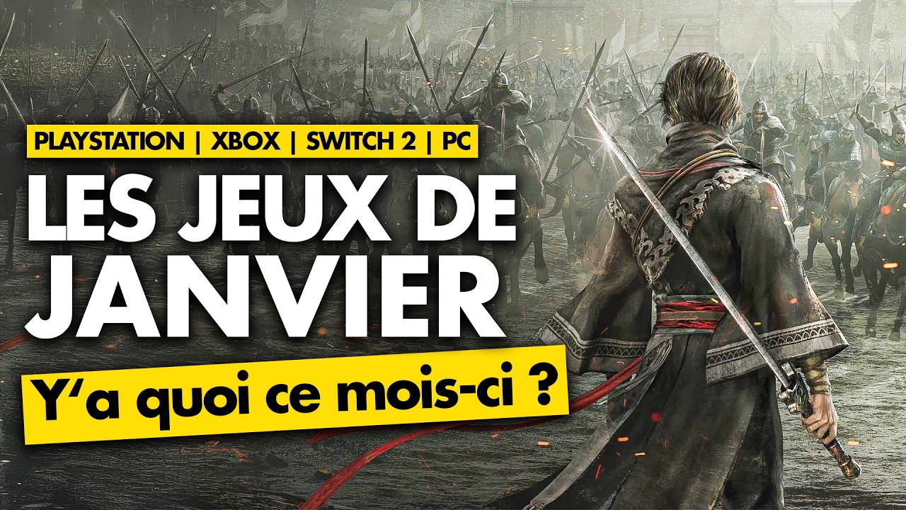 TOP 10 des sorties jeux vid&eacute;o en JANVIER 2026 ! 🎮