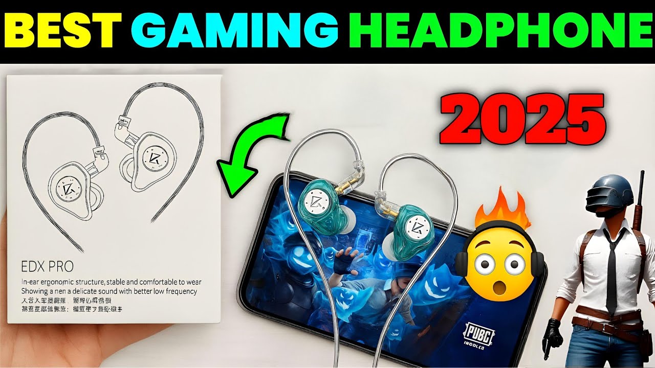 Best Gaming Headphone For BGMI/PUBG | KZ EDX Pro Unboxing & Review