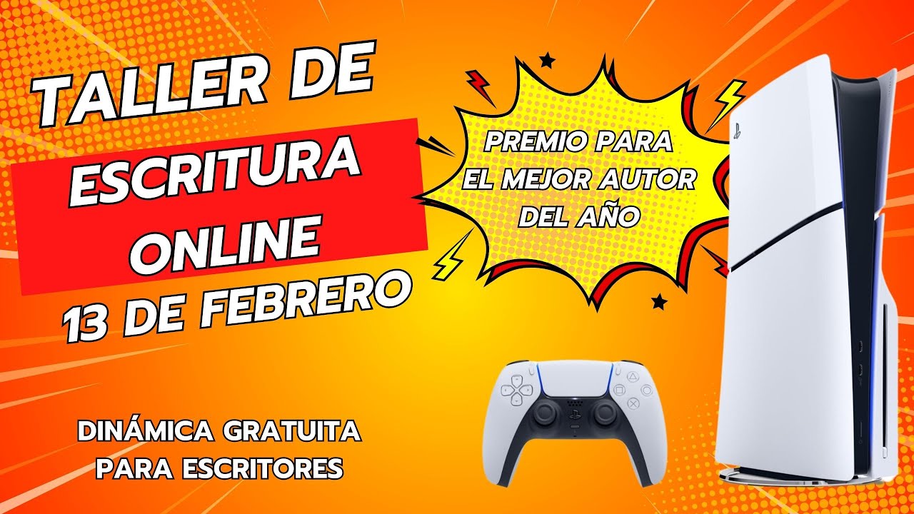 TALLER DE ESCRITURA ONLINE: ¡VEN A QUE TE LEAMOS! | (13 de Febrero)