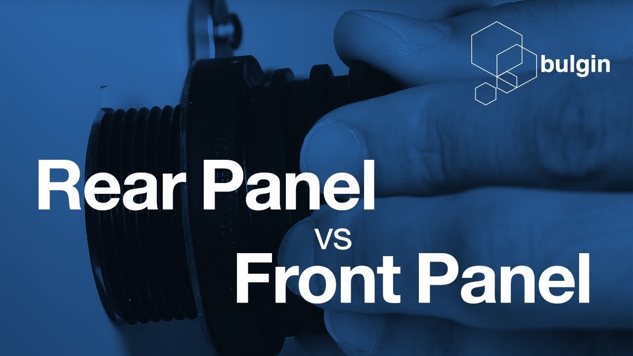 Rear Panel Mount vs Front Panel Mount Connectors : What's the Difference