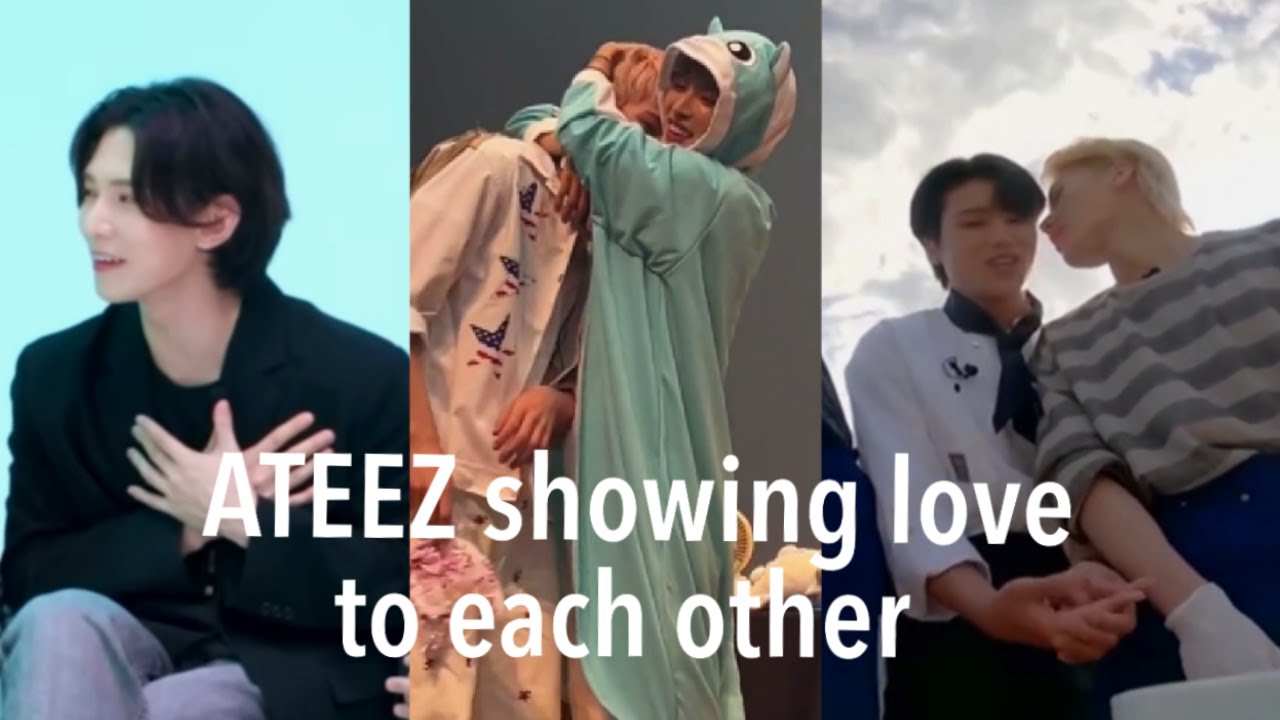 ATEEZ (에이티즈) showing love to each other