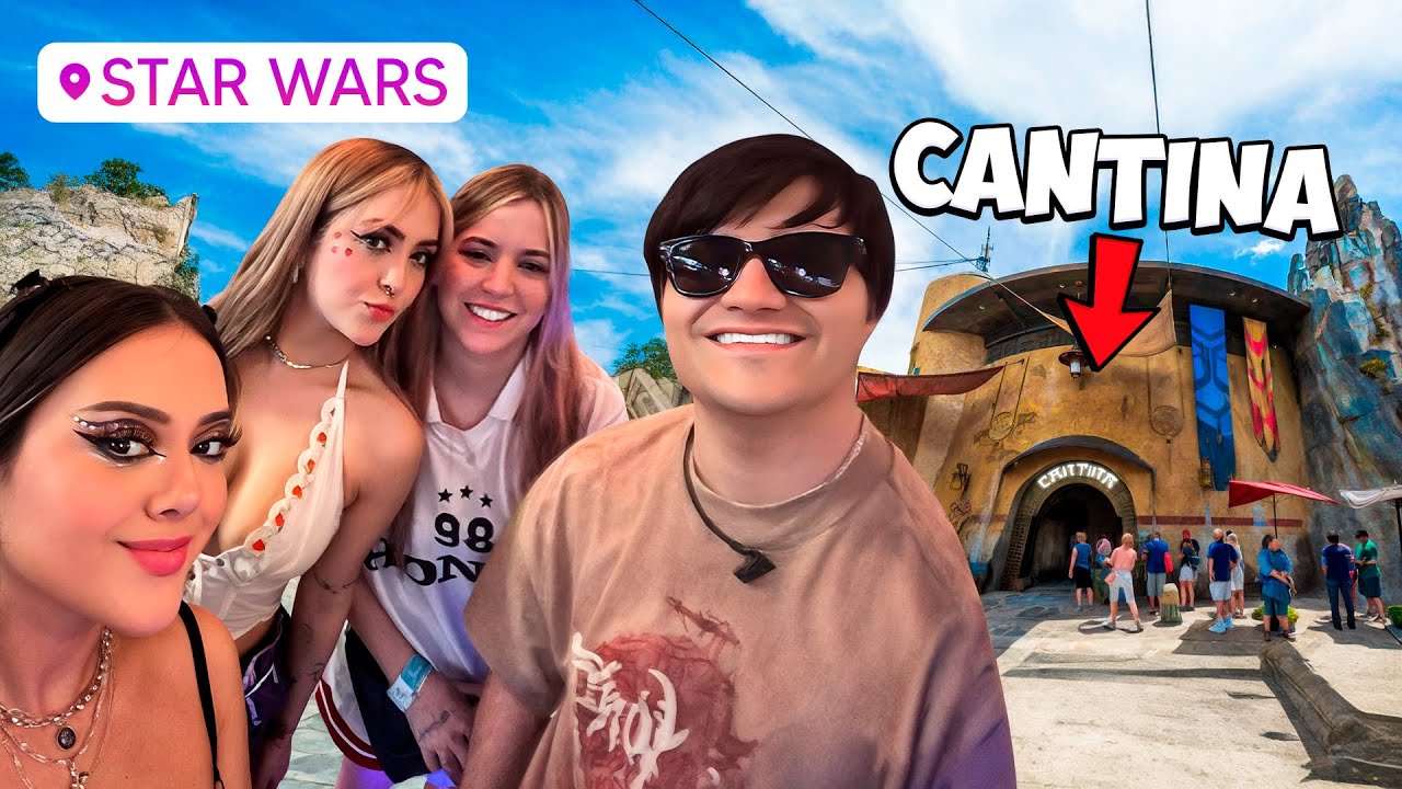 Visitamos la CANTINA en STAR WARS NITE con las CHANCLUDAS