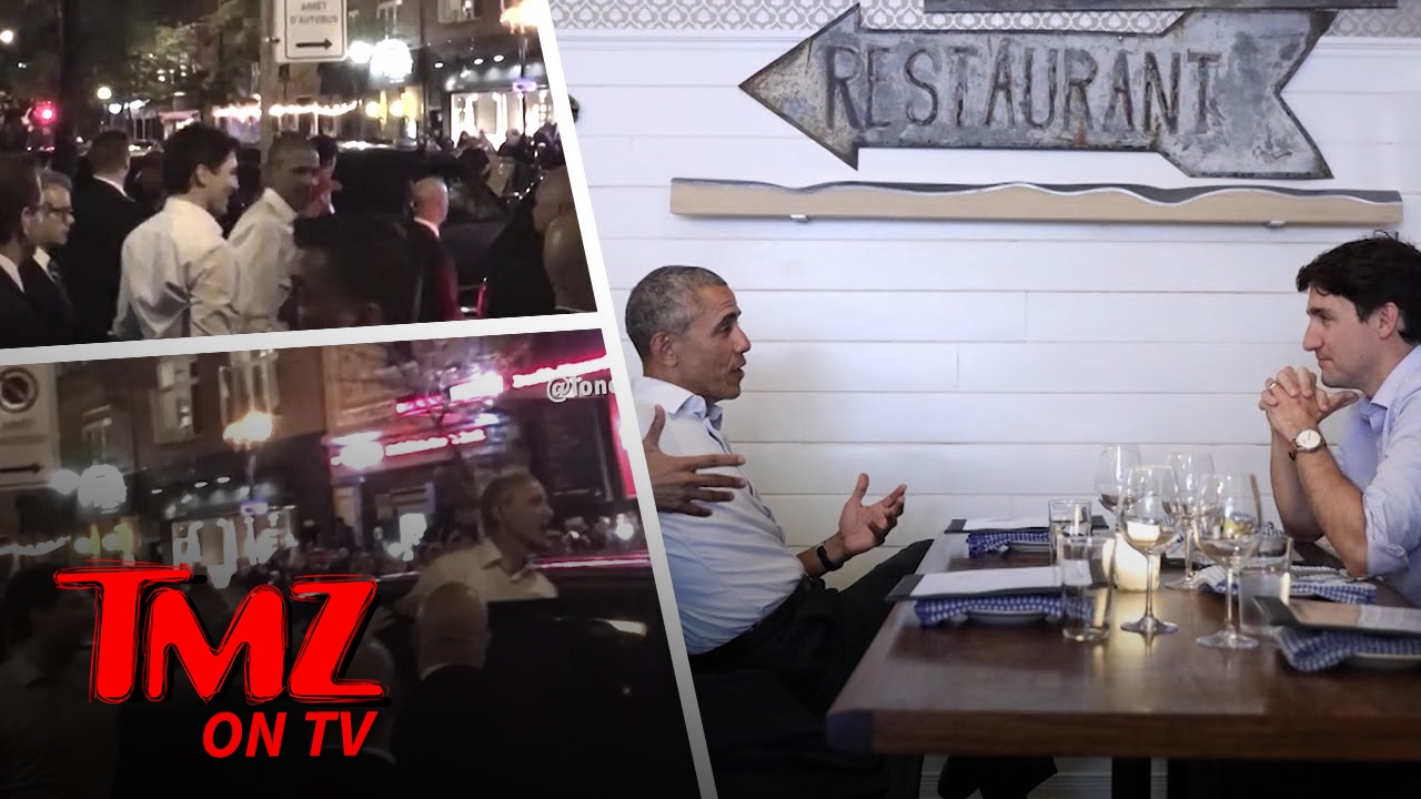 Barack Obama & Justin Trudeau – Man Date! | TMZ TV