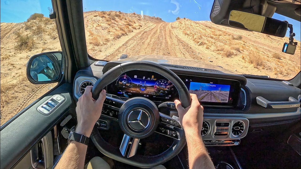 2025 Mercedes-Benz G 580 - POV Off-road Drive (Nellis Dunes OHV)