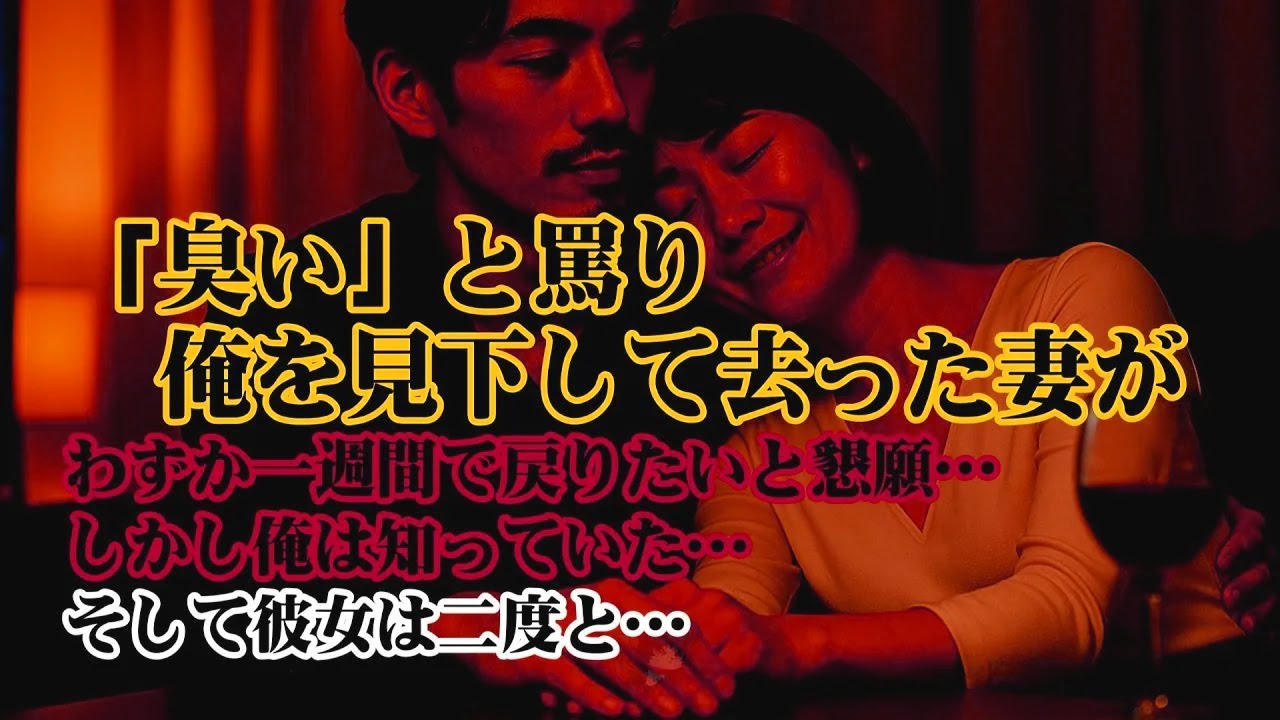 【離婚】「臭い」と罵り、俺を見下して去った妻がわずか一週間で戻りたいと懇願…→しかし俺は知っていた…本当の理由を…そして真実を突きつけ、冷徹に断罪した時…彼女は二度と立ち上がれなかった…【シタ妻】
