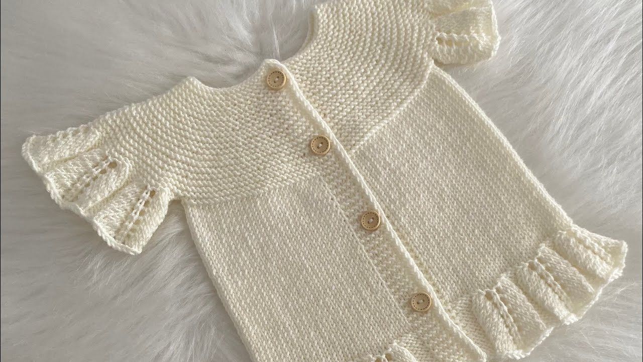 Ajur Pileli Bebek Yeleği Yapımı