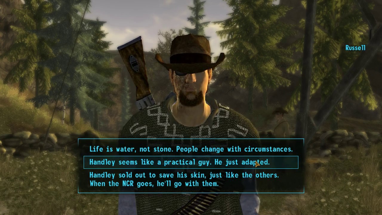 Speaking with Russell (Fallout New Vegas Mod)