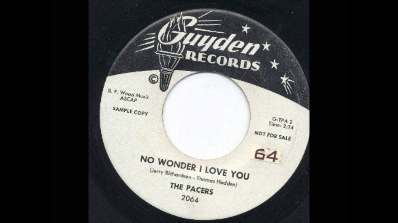 Pacers - How Sweet / No Wonder I Love You - Guyden 2064 - 1962