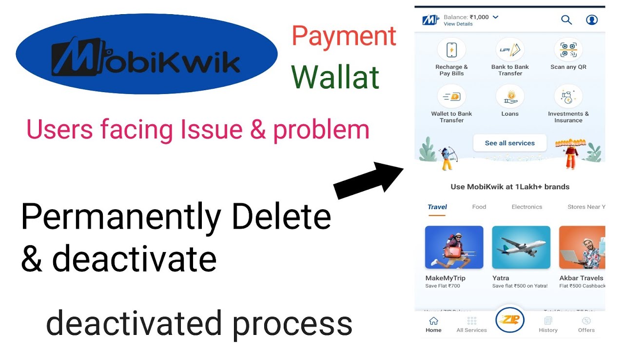 delete mobikwik account permanently #how to delete mobikwik account