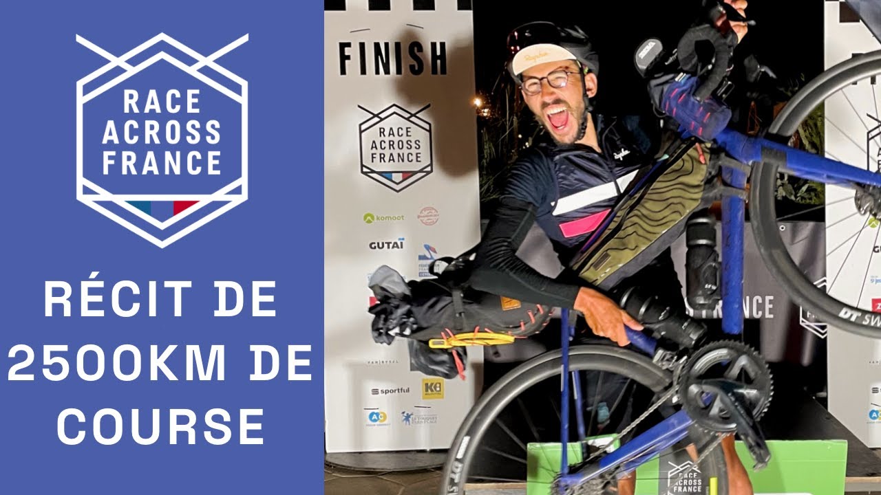 Comment j’ai fini les 2500km de la Race Across France 😰 😪 (avec des hallucination)