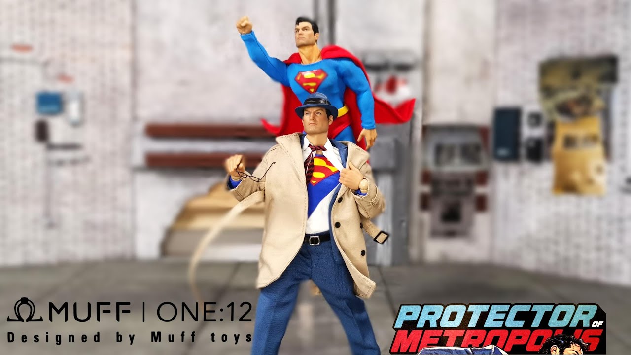 Muff Toys Protector of Metropolis (Clark Kent Superman) 1/12 action figure Unboxing & REVIEW 