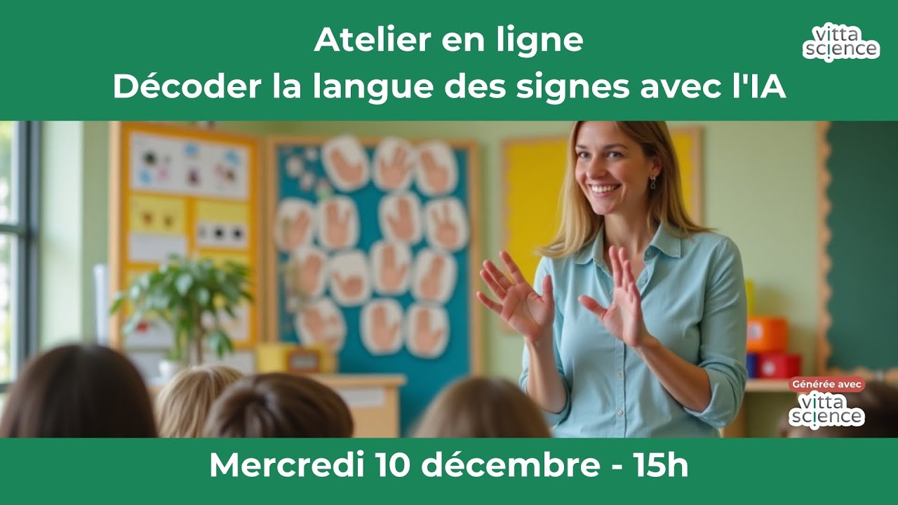 Atelier : Décoder la langue des signes avec l'IA