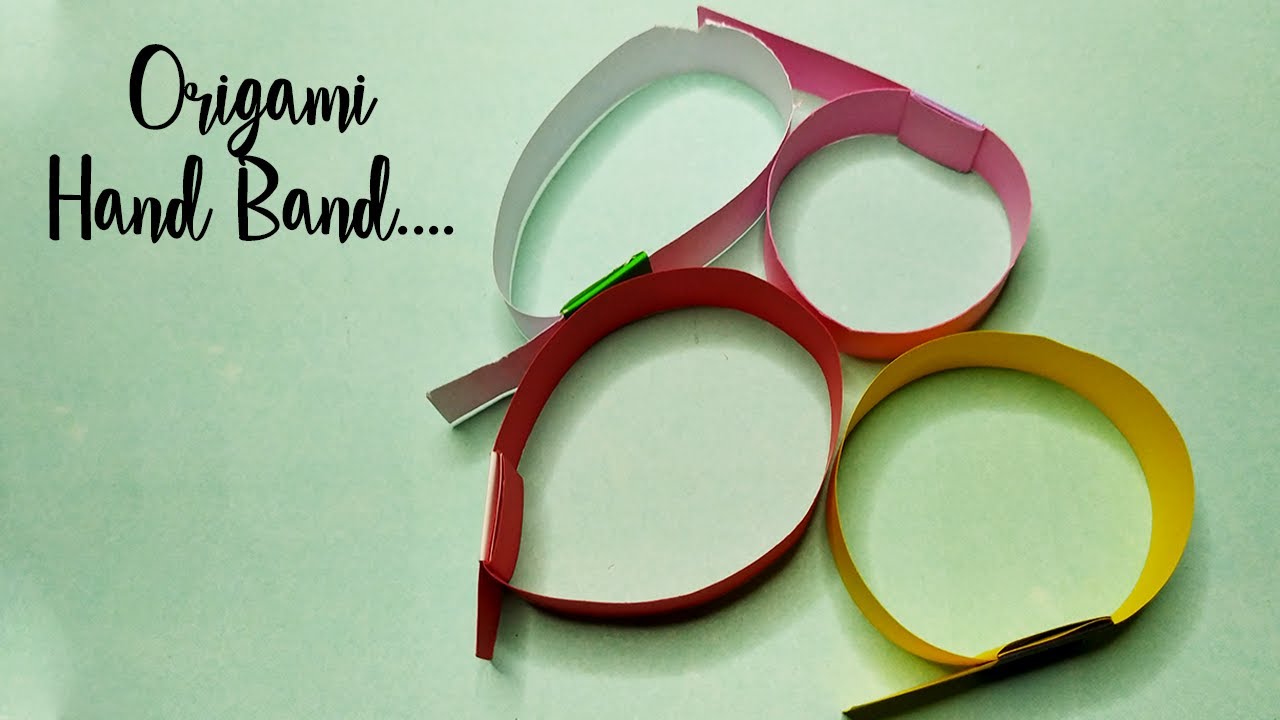 DIY Paper Bracelet | Wrist Band | How to make Easy paper Origami Bracelet | Easy & Simple Tutorial
