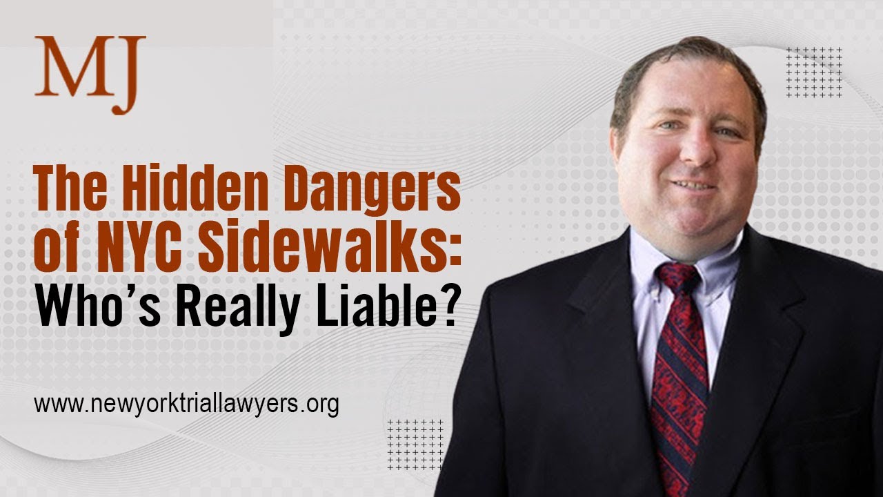 The Hidden Dangers of NYC Sidewalks: Who’s Really Liable?