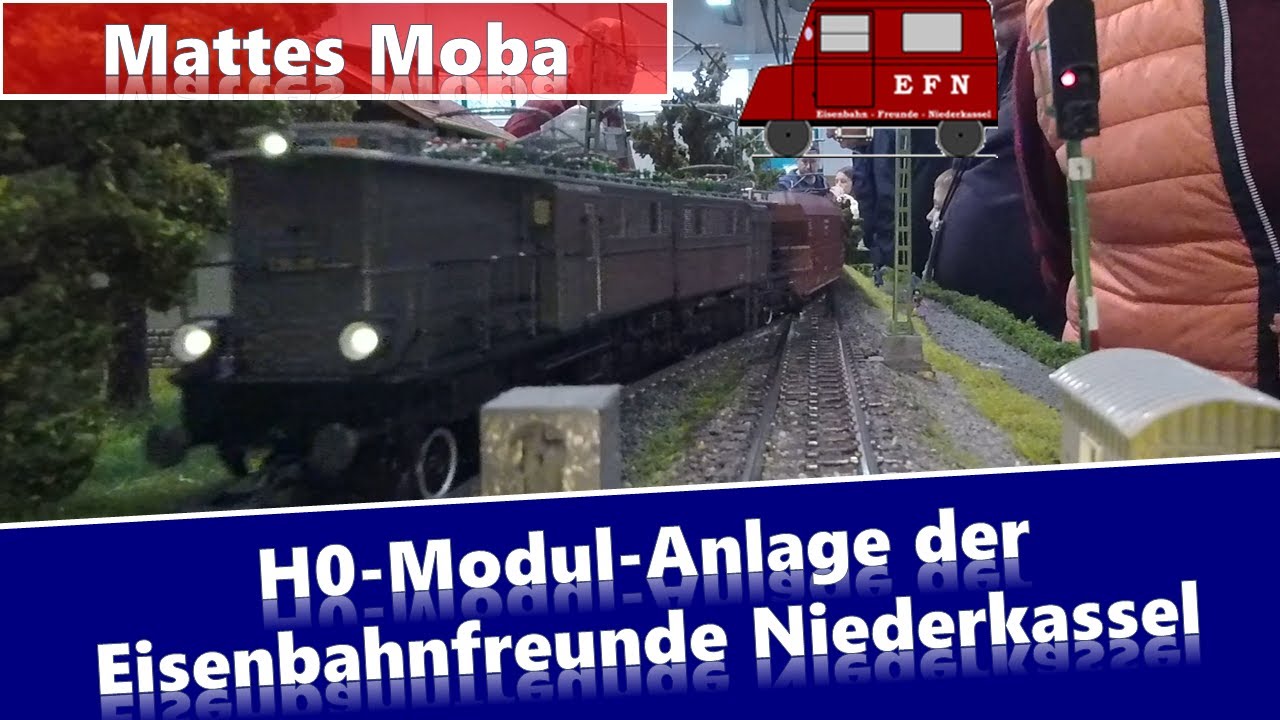 🎥 Lokführerperspektive auf #H0 #Märklin Modulanlage der Eisenbahnfreunde Niederkassel 🚂