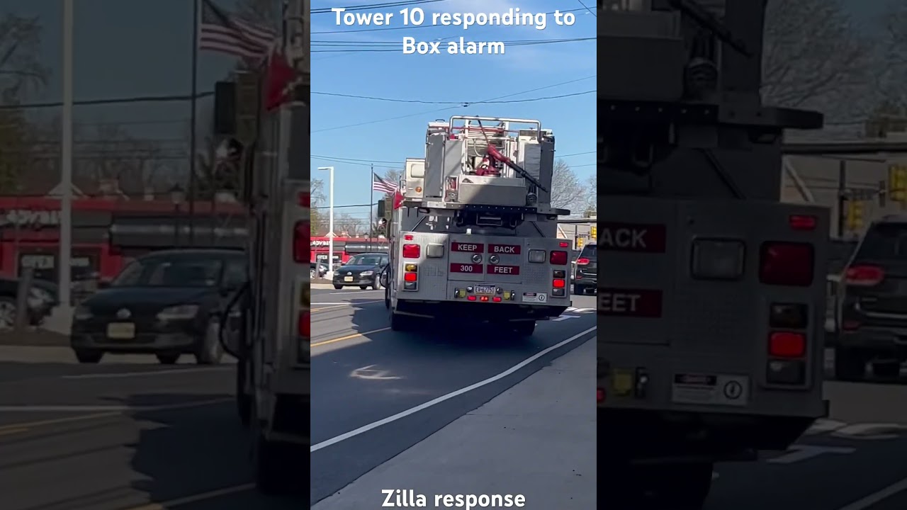 Tower 10 responding #10 #aerialscope #seagrave #ucfd ￼